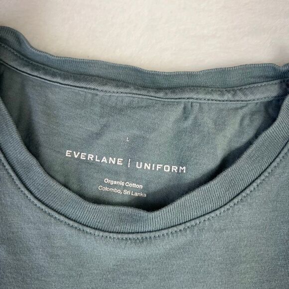 Everlane The Essential Organic Crew Short Sleeve Tee Large Men - Picture 6 of 7